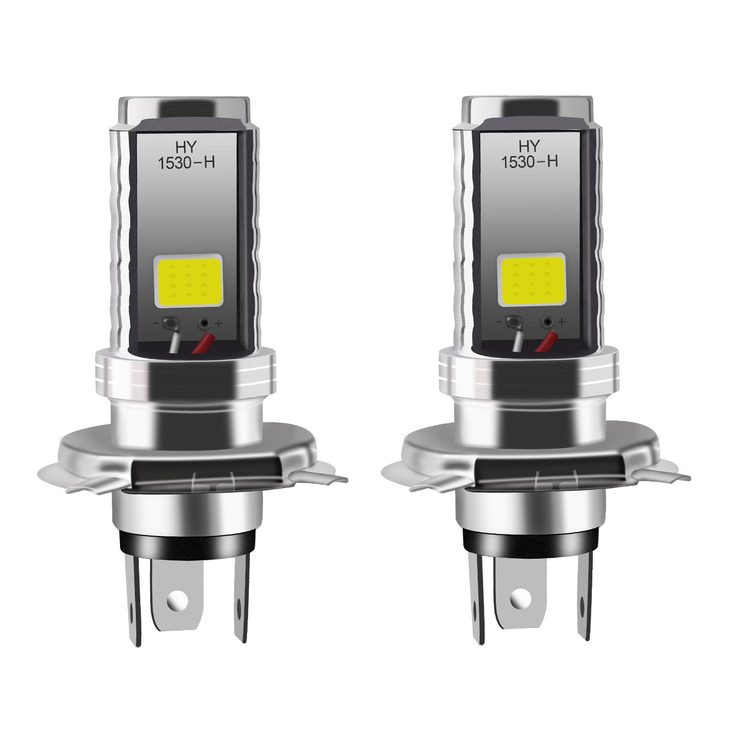 Lampadina per fari moto H4 LED High/Low Beam Luce bianca 1080LM 6500K Lampada frontale per moto 9-12W V1i986