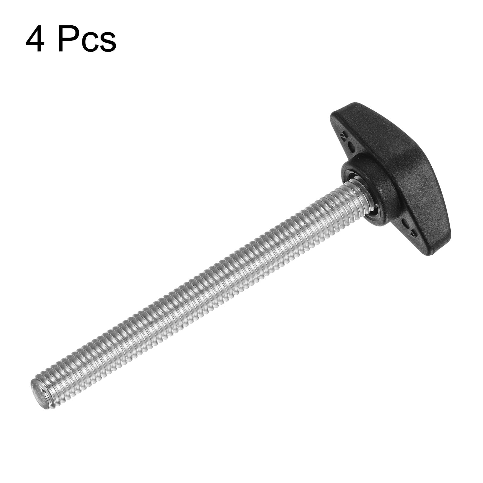 4x Rändelschrauben M10 X 55mm - Sterngriffmuttern Verzinkt Mit Unterlegscheiben