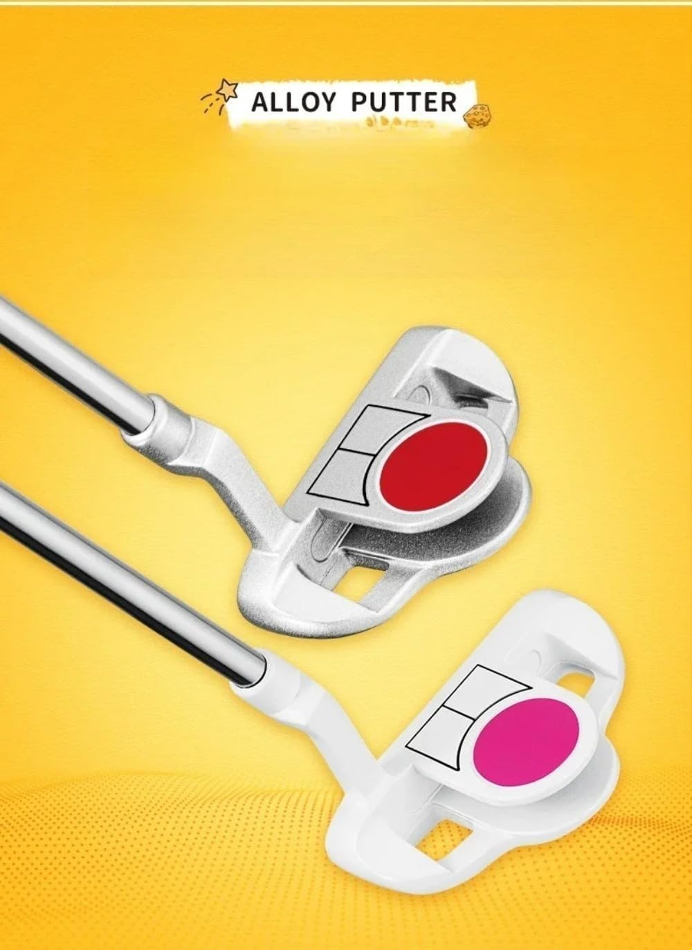 Children's Golf Clubs Boys and Girls Beginners Practice Right Handed Golf Putter with Aiming Line Golf Push Rod