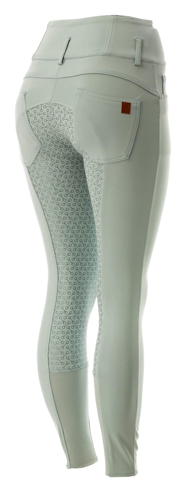 HORZE Pantalones de equitación para Mujer Tara, Cintura Alta, con Ribete Completo de Silicona y Bolsillos
