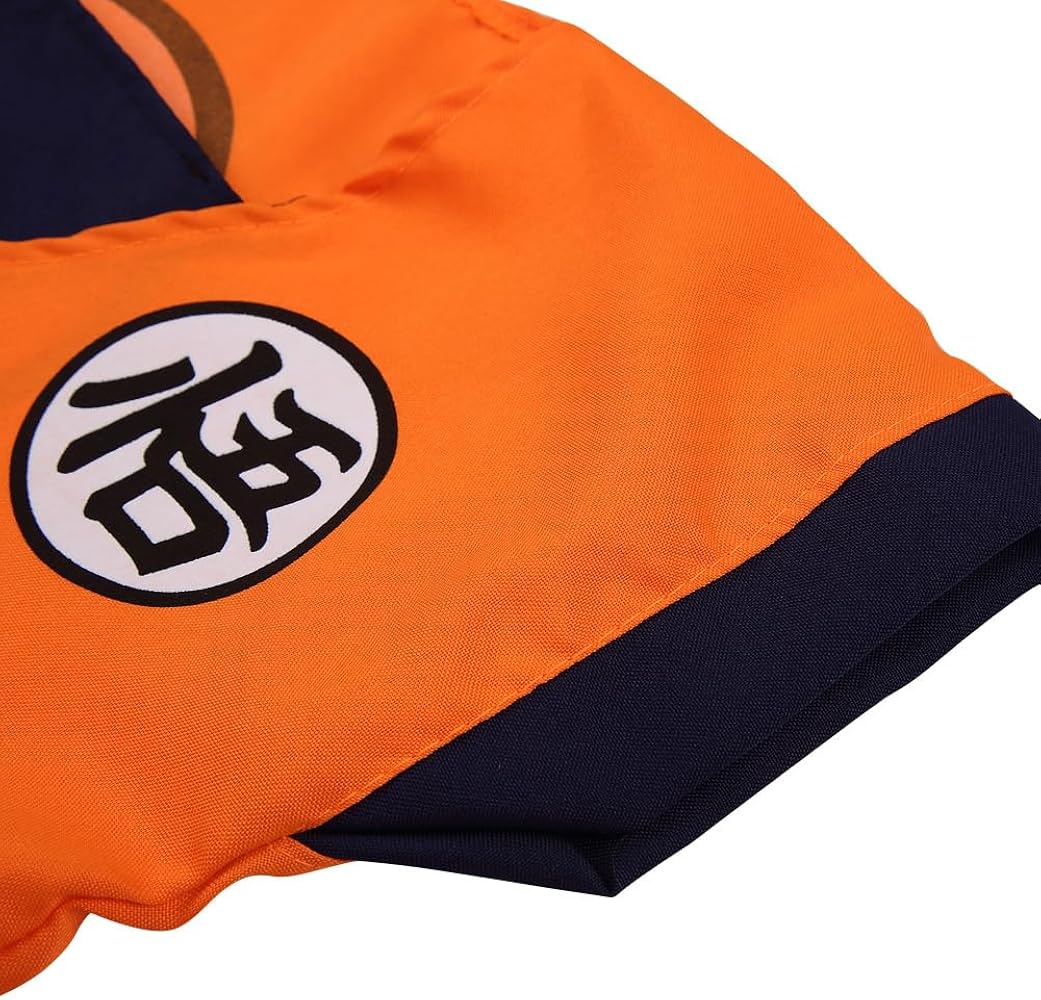 ドラゴンボールの孫悟空コスプレ キッズ用男女兼用アニメのスーパーサイヤ人のクリスマス衣装子供の演技用男性服装ハロウ 仮装人 孫悟空