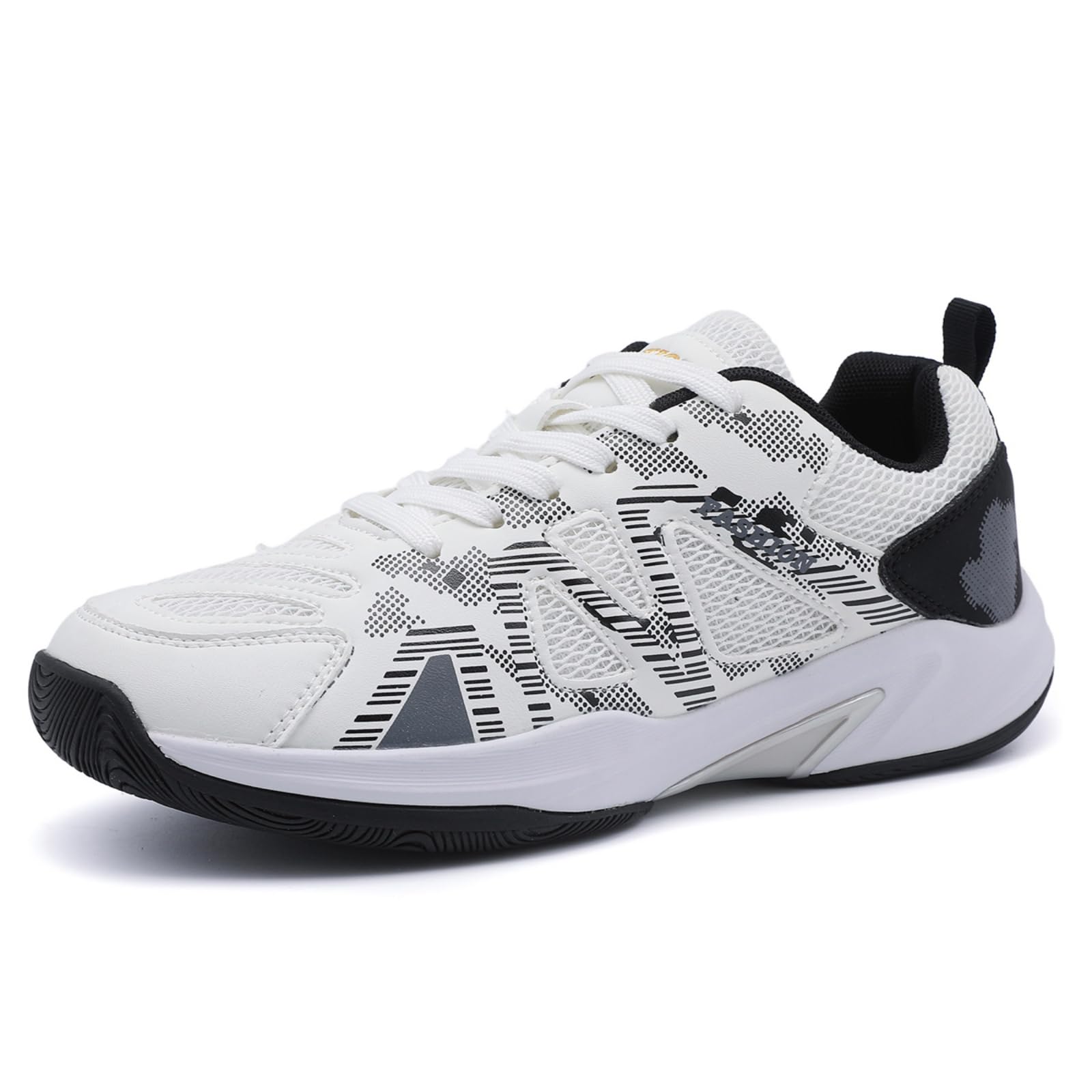 JiuQing Zapatillas Bádminton Hombre Calzado Transpirable Tenis Pickleball | Suela De Goma Antideslizante, Ligeras Cómodas, Zapatillas Para Pista Cubierta, Para Squash Y Deportes De Raqueta