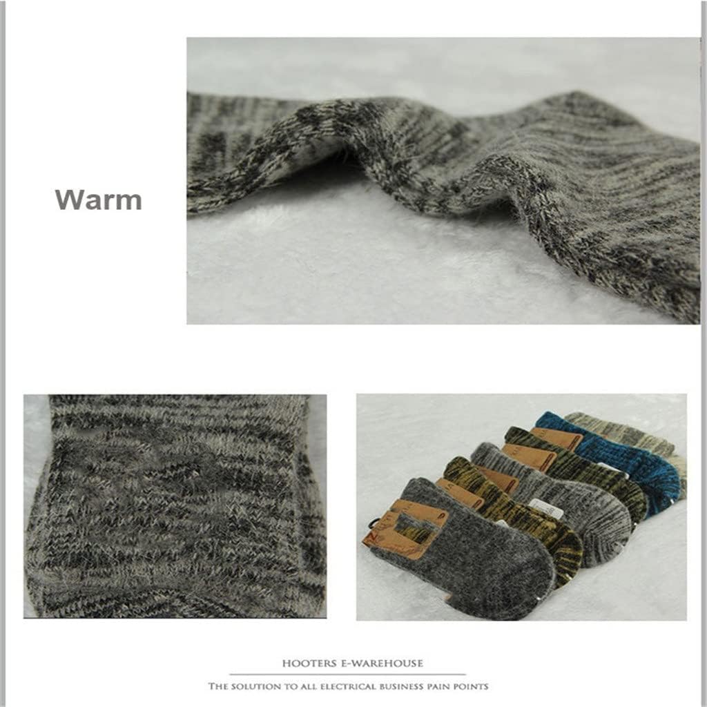4 pairs Winter Socks Men Warm Wool Thicken Contain Real Soft Essential Comfortable Male Casual