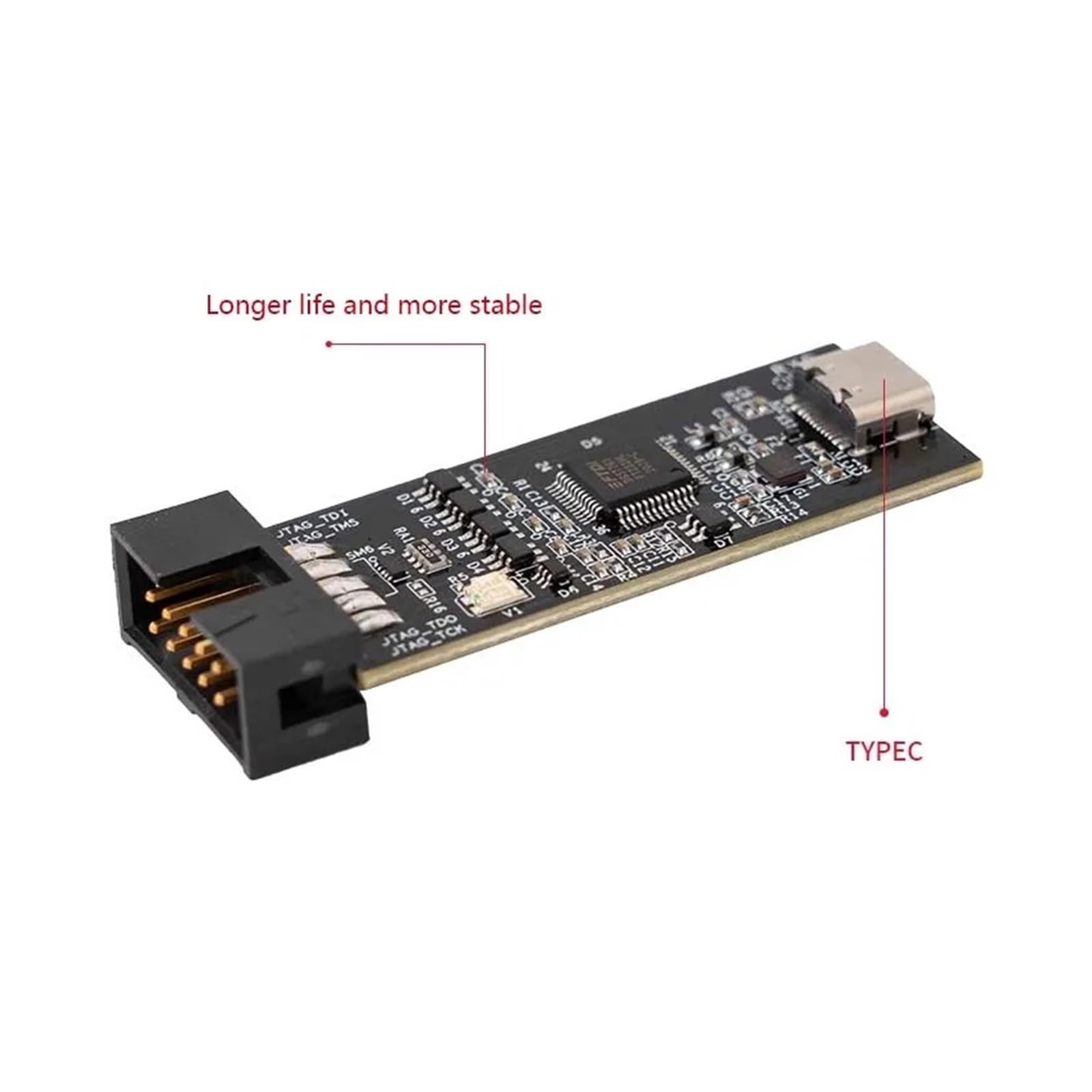 Simula la depuración del Puerto Tipo C del Adaptador CPLD Zynq de Velocidad de 30 M