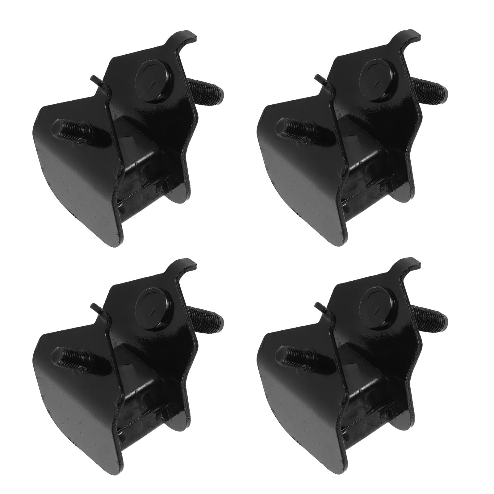 YARNOW Supporti Motore in Gomma 4 Pezzi per Generatore 188f 190f Antivibrazione Riduce Rumore Assorbimento Urti Nero