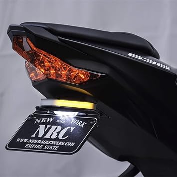 New Rage Cycles Fender Eliminator Compatible with Kawasaki ZX-6R 2019-Present Standard 2024-Present No Thanks