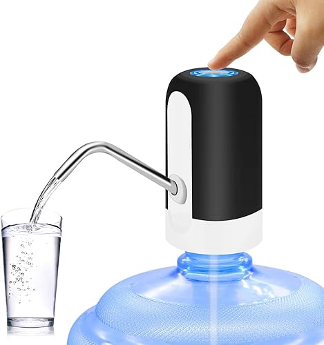 Miniatura 1 de Fotoumgl Dispensador de agua de 5 galones recargable, dispensador de agua para carga inferior de botella de 5 galones, portátil con carga USB,