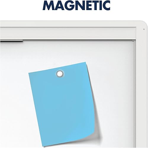 Miniatura 7 de Quartet Caballete de borrado en seco, magnético, 40 x 68 pulgadas, movimiento de doble pista, móvil, marco de aluminio (ECM4068DT)