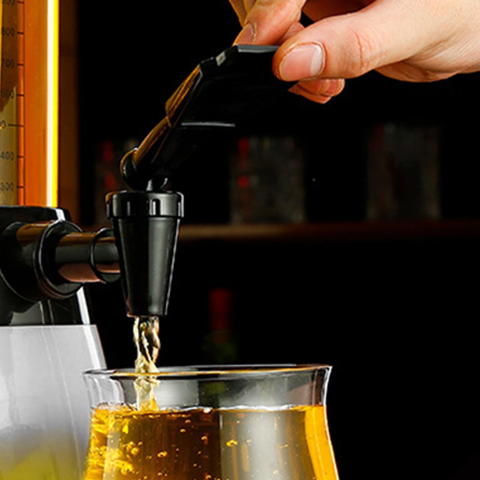 Dispensador de cerveza, dispensador de bebidas Margarita con base estable que garantiza que no se vuelque durante reuniones, salones, grifo integrado