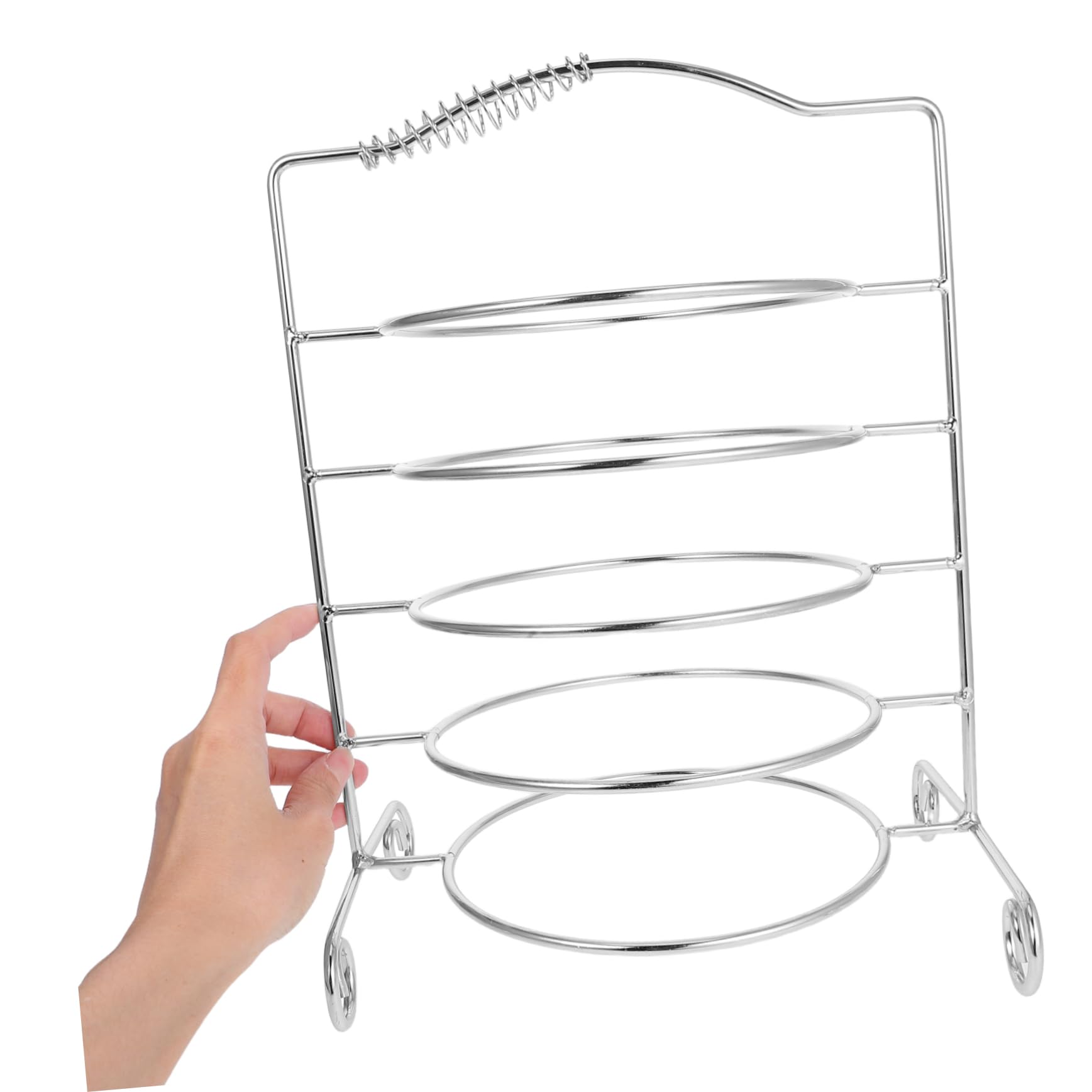 Cabilock Soporte De Hierro De 5 Niveles Para Bandeja De Barbacoa, Expositor De Alimentos, Bandeja De Servir De Mesa, Soporte Para Restaurante, Bufé, Fiesta, Hogar, Cocina.