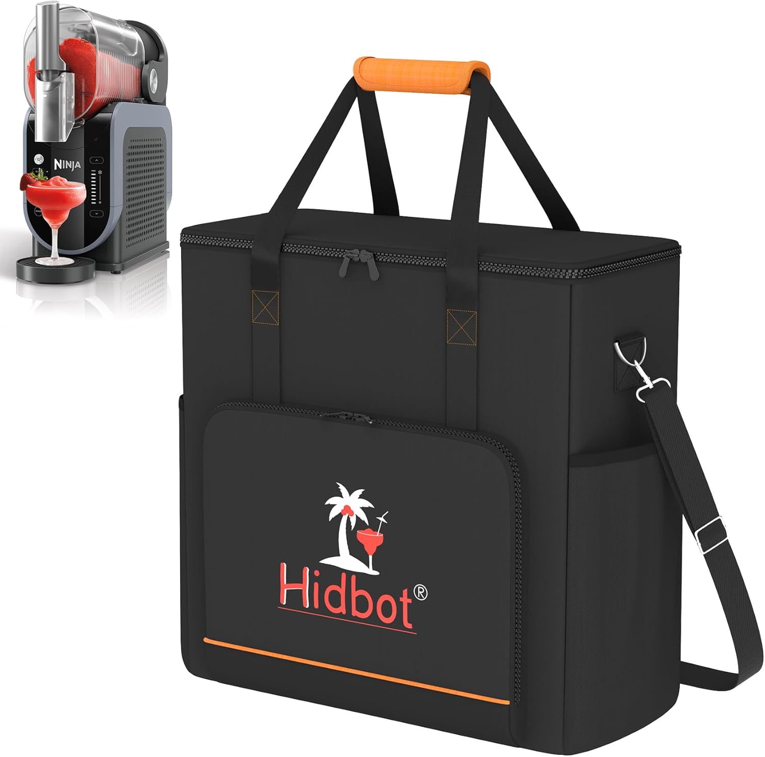 Carrying Bag for Ninja Slushie Machine FS301C/FS301/FS299,Outdoor Smoothie Frozen Drink Maker Machine Bag for Ninja Slushie Machine FS301OR,Cover for Ninja Slushie Thickly Padded for Protection