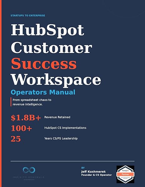 The HubSpot Customer Success Workspace Operators Manual book cover