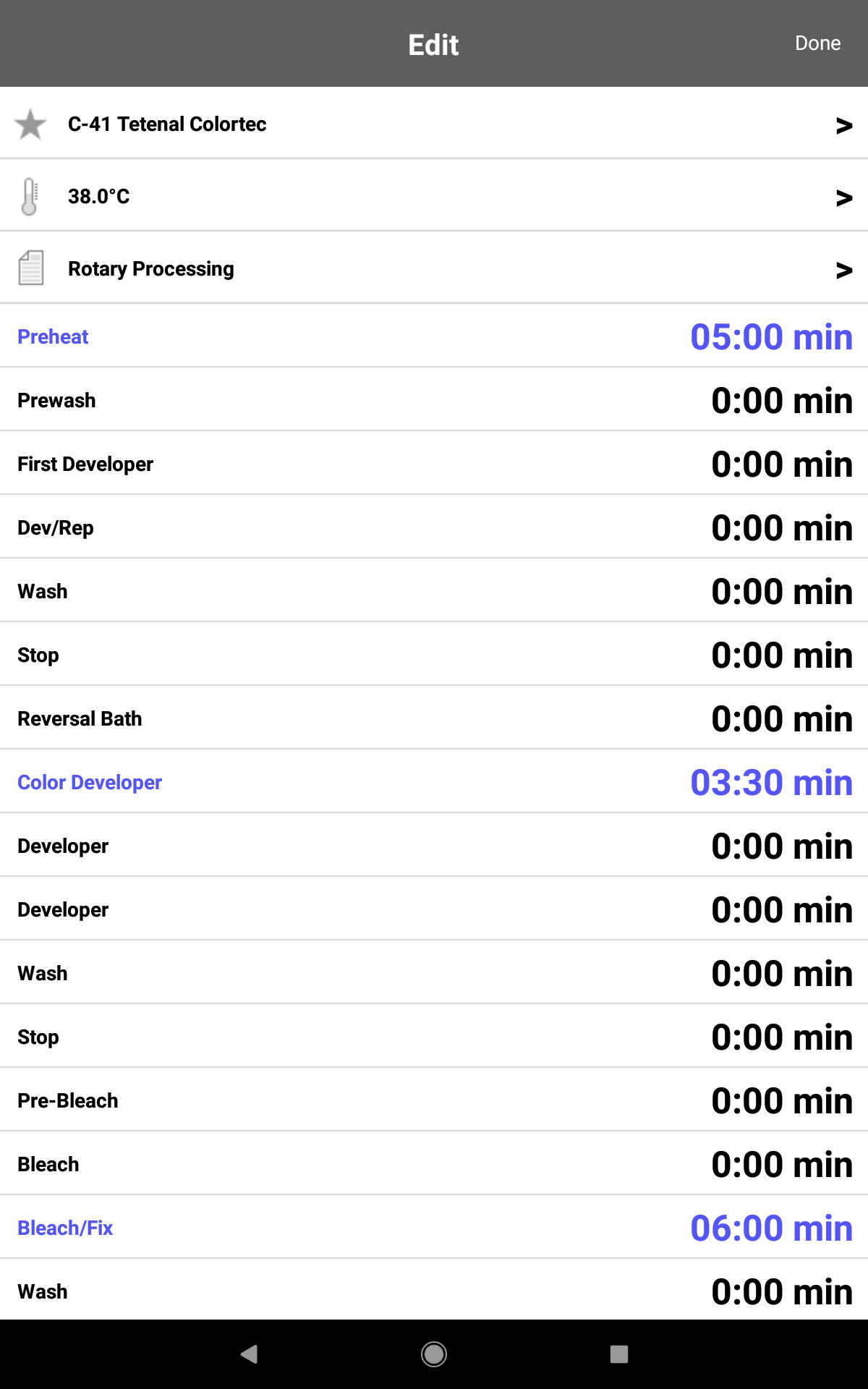 Darkroom Lab Timer App on Amazon Appstore