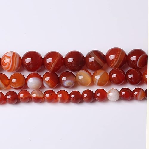 Miniatura 171 de Cuentas redondas sueltas de obsidiana negra de 0.236 pulgadas, cuentas de gemas naturales, cuentas de piedra energética de cristal para hacer joyas