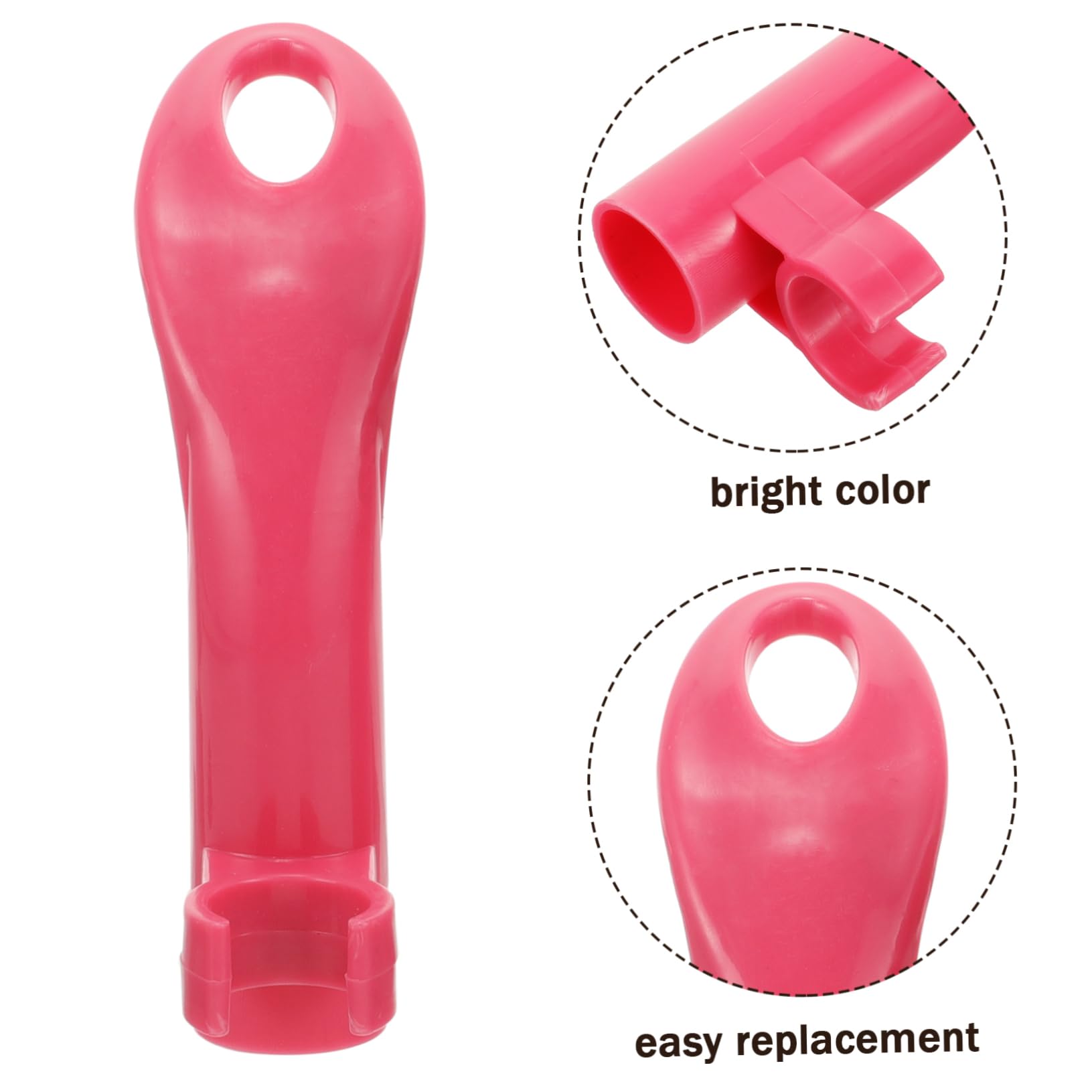 Levemolo 1set Broom Handle Grip Dustpan End Cap Replacement for Cleaning Tools Stylish Handle for Easy Storage and Assembly