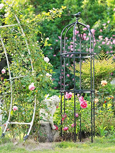 Grand obélisque de jardin robuste en matériau résistant
