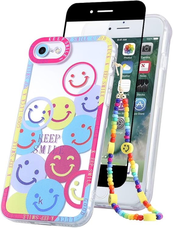 Jusy Transparente Schutzhülle Für IPhone 15, Für Damen, Niedliches