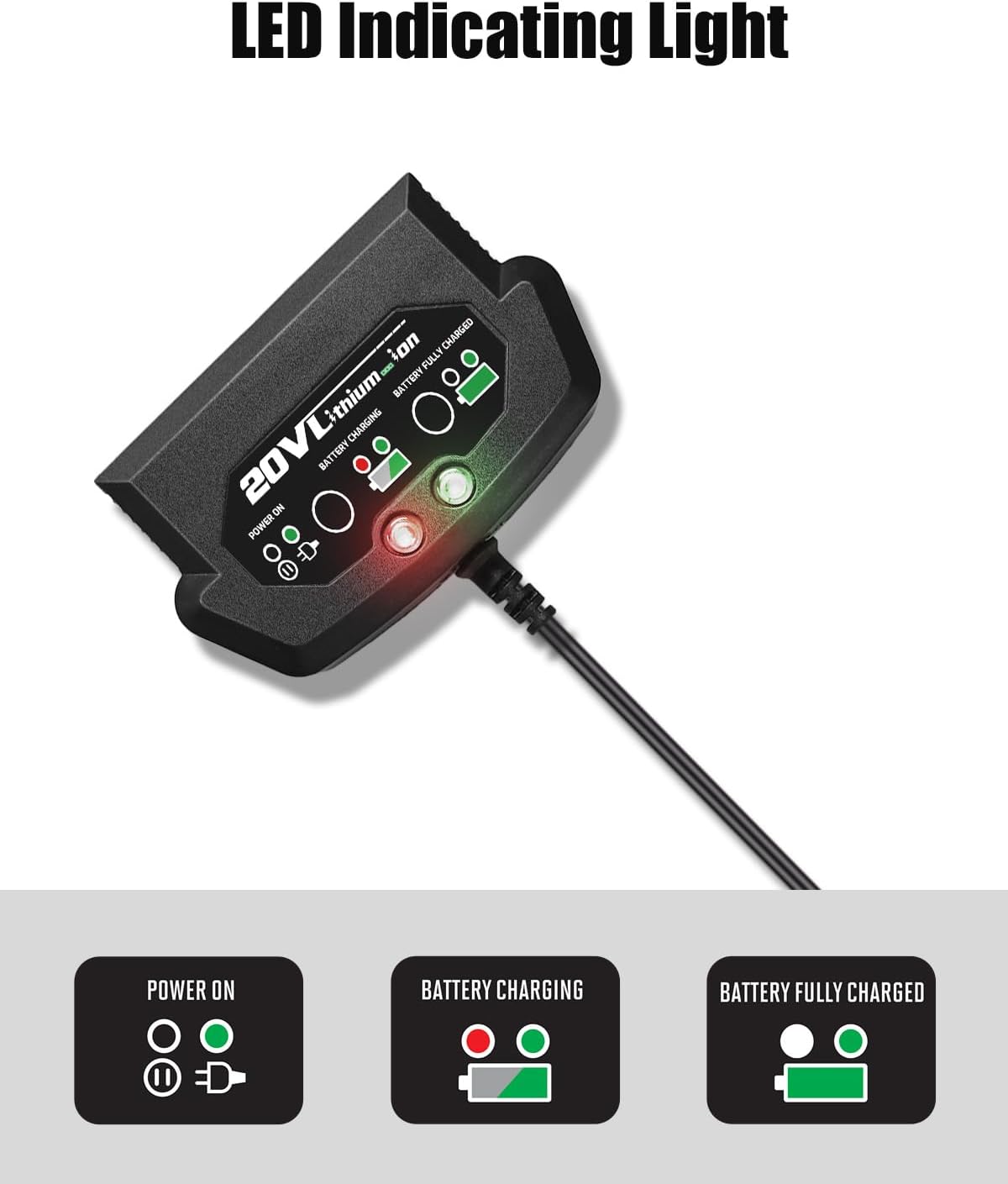 WORKSITE Replacement Charger for WORKSITE 2-Ah Battery