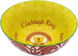 Irish Celtic Bowl with Claddagh Design Bone 11cm (4.3 inch) (1)