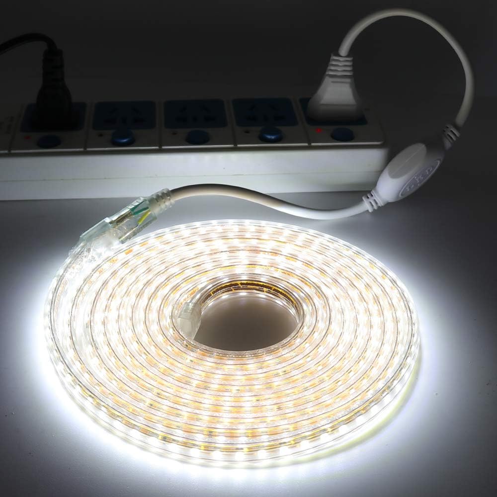 XUNATA LED Light Strip Kit, AC 110130V Flexible Waterproof