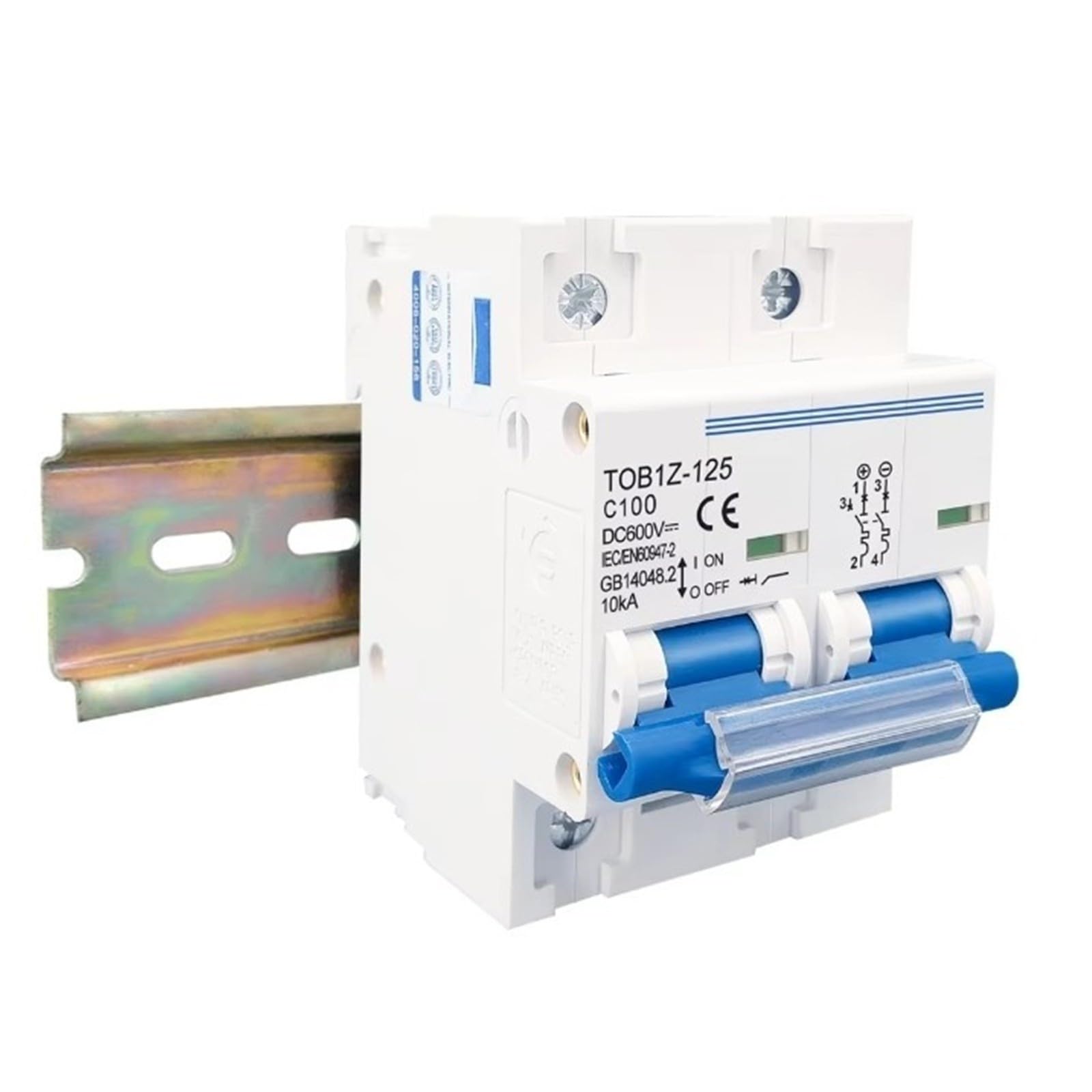DC MCB Interruttore automatico 2P 600 V 80/100/125 A