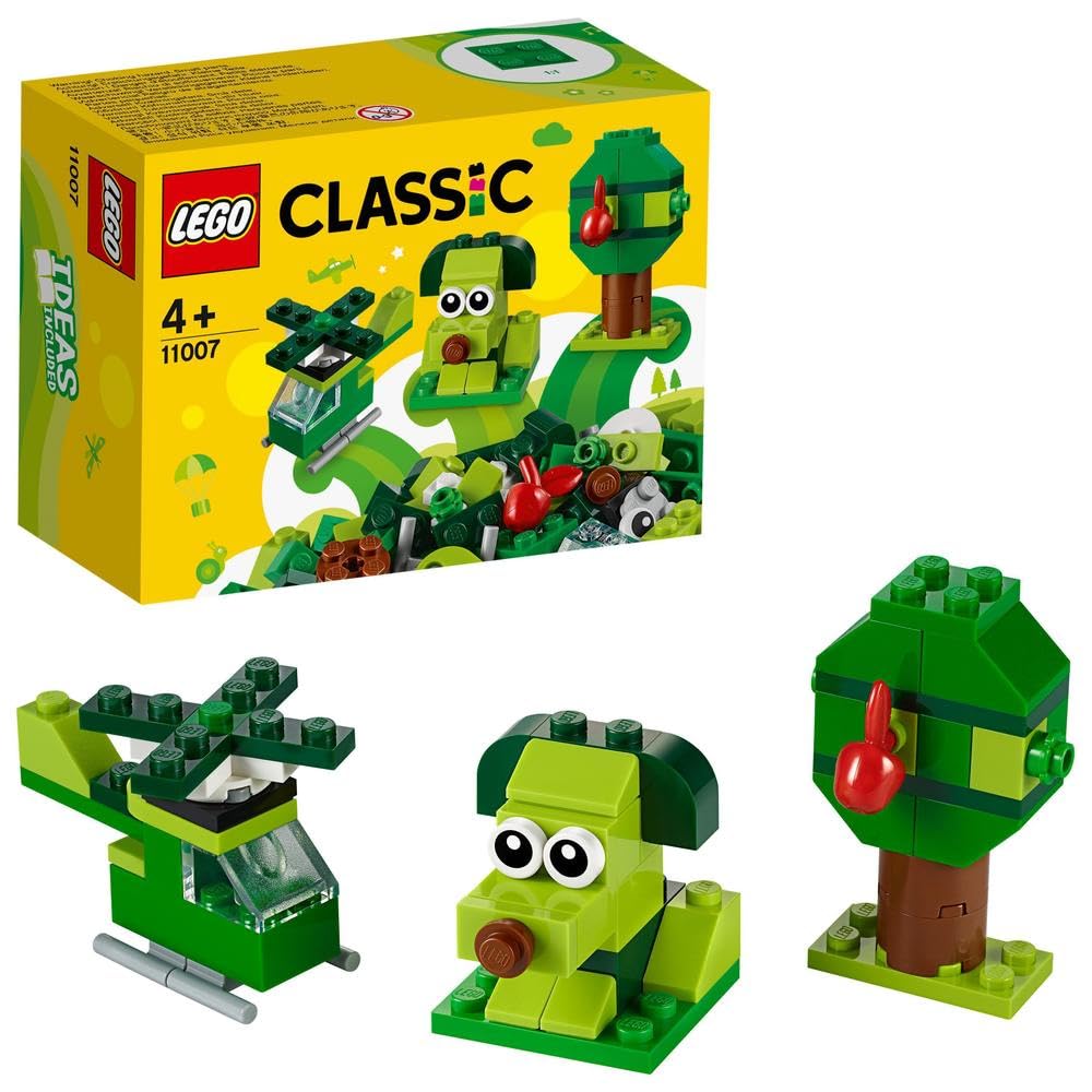 Classic Creative Green Bricks 11007 Kids’ Building Kit Starter Set (60 Pieces)