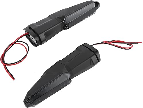 Turn Signal Light,2pcs 12V LED Turn Signal Light Amber Color Compatible for Kawasaki Z250 Z800 Z900 Z900RS Z1000 (Smoky)