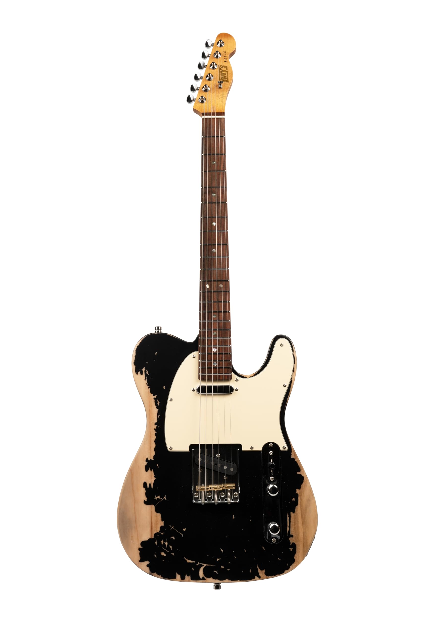 Henry's Space TL-1C Stardust Black Relic E-Gitarre