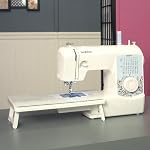 Brother Sewing and Quilting Machine, XR3774, 37 Built-in Stitches, Wide Table, 8 Included Sewing Feet | 37 Built-in Stitches, 1 One-Step Buttonhole, 8 Presser Feet, Automatic Needle Threader, Quick-Set Top Drop-in Bobbin
