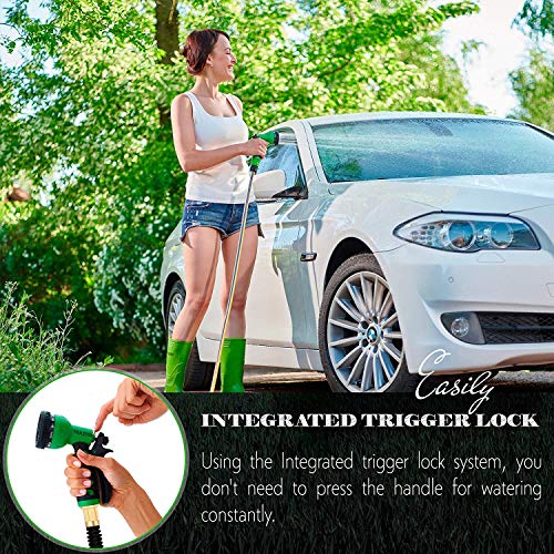Garden Hose Nozzle Heavy Duty, High Pressure. Water Hose Nozzle Sprayer, Gun, Head. Spray Nozzle for Garden Hose, 9 Adjustable Watering Patterns, Best Nozzles for Garden, Lawn, Car Wash