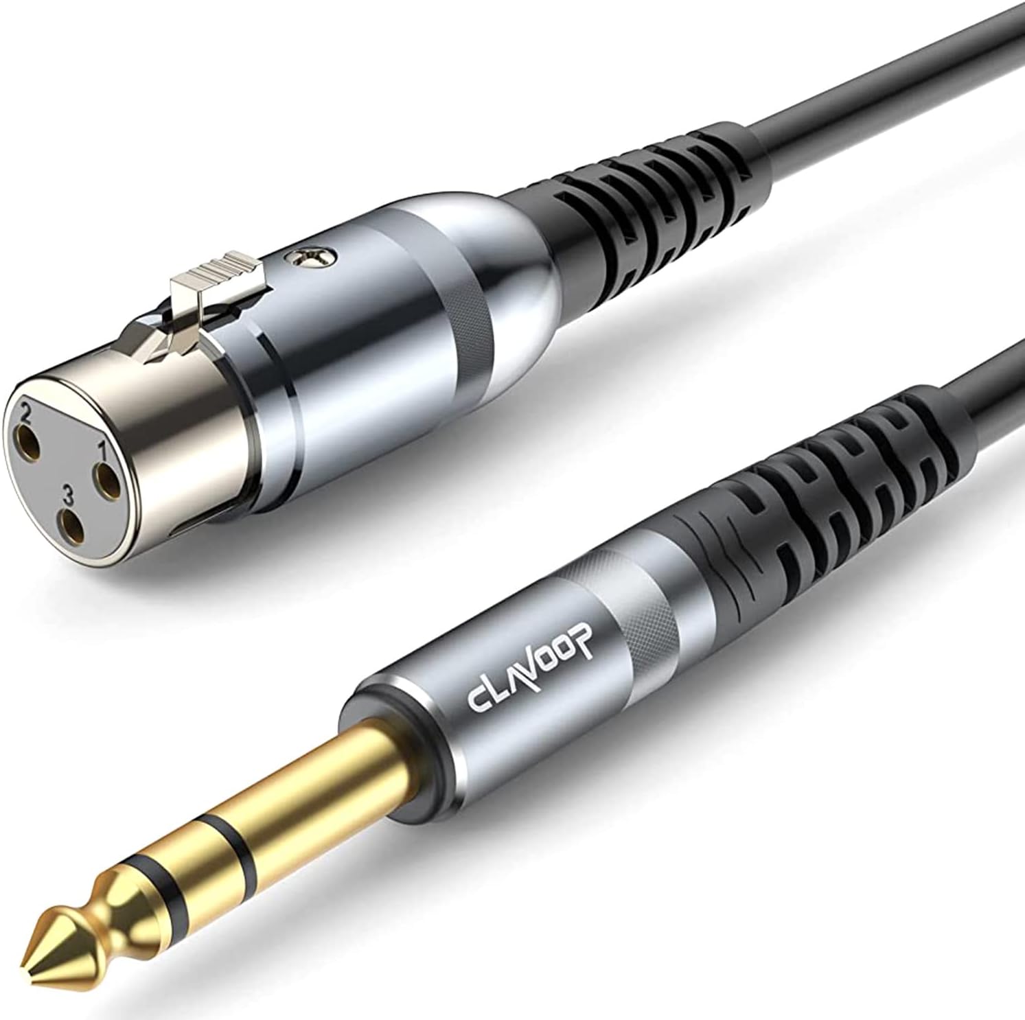 Microphone Cables CM009 XLR to Jack (3 Feet, 1 Pack)