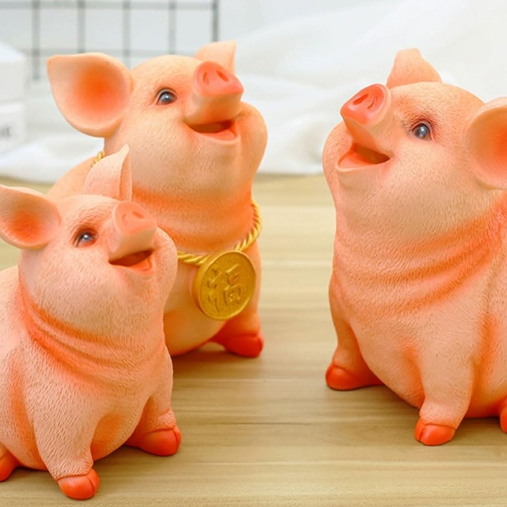 樹脂製貯金箱 かわいいデスクトップオーナメント貯金箱 ヴィンテージコインバンク 男女兼用 自宅用