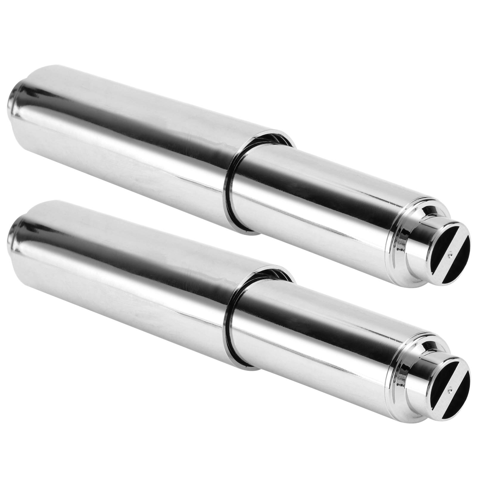 TOPBATHY 2pcs Replacement Toilet Paper Roller Toilet Tissue Holder Replacement Spring Loaded (Silver)