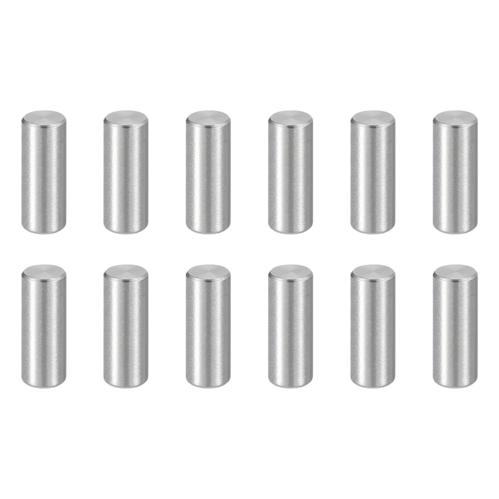 sourcing map 32Pcs M10 x 25mm Dowel Pin, 304 Stainless Steel Cylindrical Dowel Pins, Shelf Support Pegs Rod Fastener for Cabinet Furniture DIY Installation Industry Mechanical