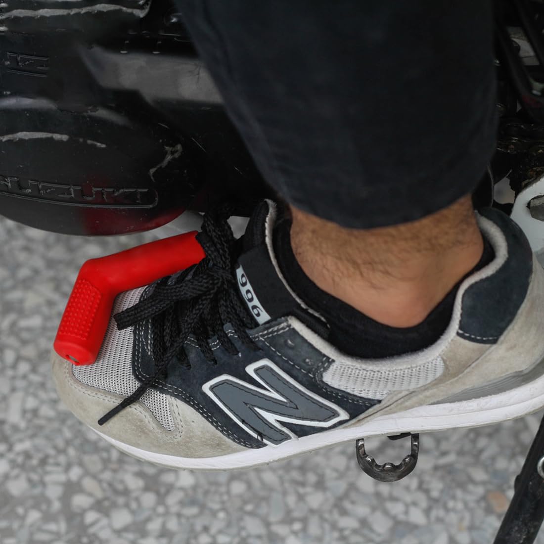 XOXVURI 9-teiliges Set Motorrad Gangschaltung Gummi - Rutschfeste Schalthebel Schutz