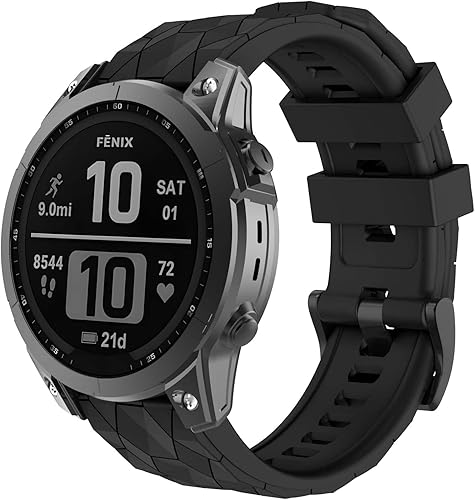 OVERSTEP Compatible con la correa de reloj Fenix 7X, correa de ajuste rápido de 1.024 in para Garmin Fenix 5X, Fenix 5X Plus, Fenix 6X, Fenix 6X Pro