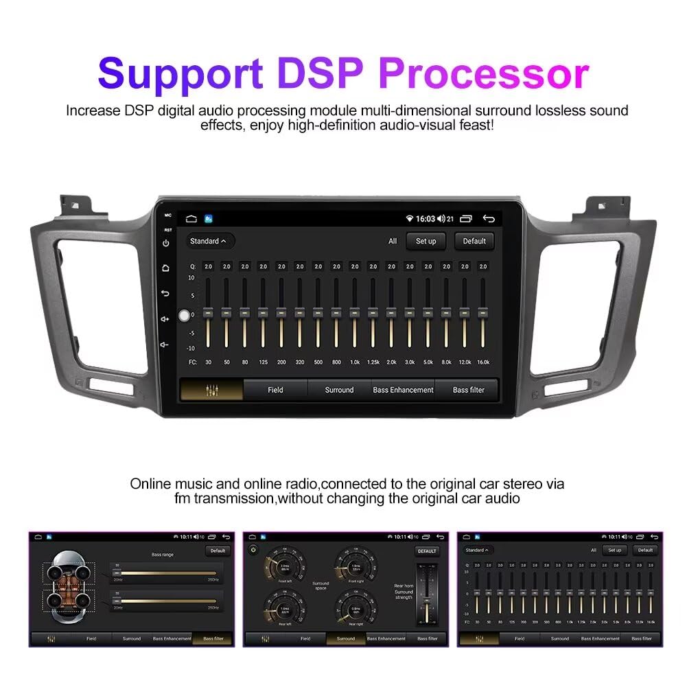 Amazon.com: Android Radio Stereo for Toyota RAV4 2013-2018