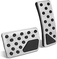 Vista 1 de Cubierta de Pedal de Acelerador, Freno y Gas Compatible con Jeep Grand Cherokee 2011-2019 2020 2021 Accesorios WK2, Compatible con Dodge Durango