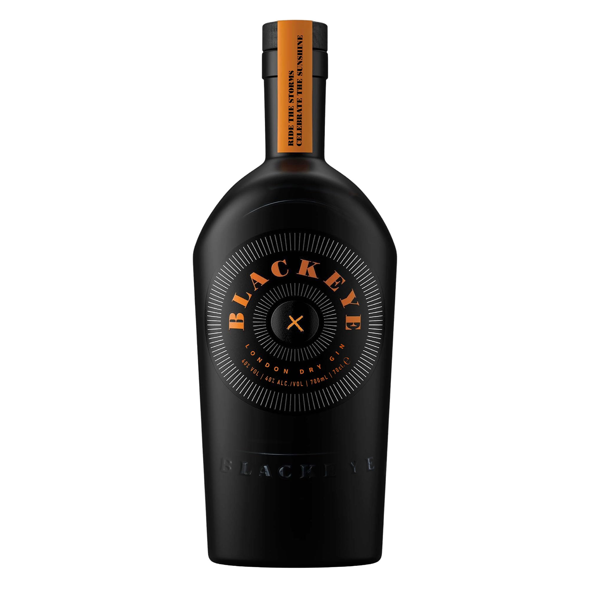 Blackeye Gin, 70cl - 40% ABV Artisanal Citrus-Forward London Dry Gin from Rugby Legends Mike Tindall, James Haskell and Alex Payne