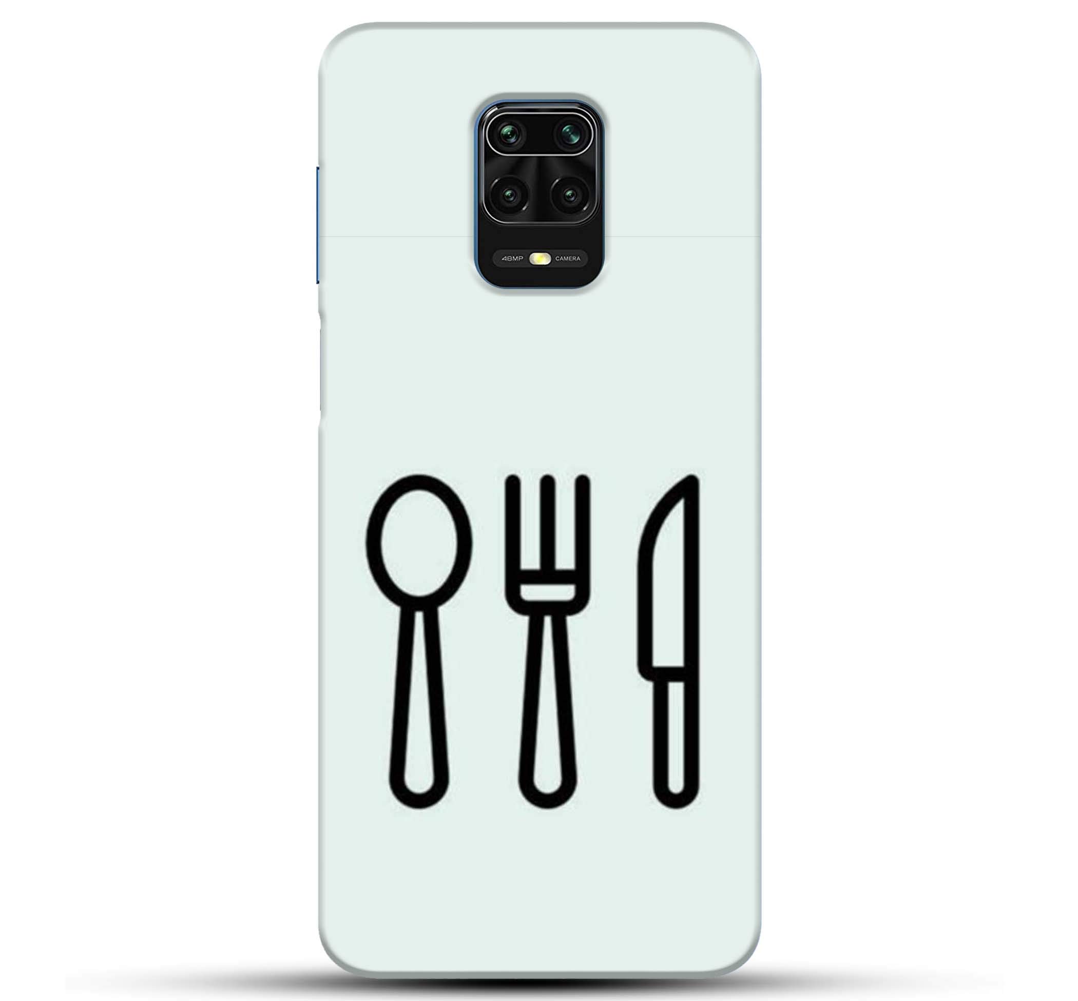 Outlouders Redmi Note 9 Pro Max Back Cover Case | Designer Printed Hard Cases & Covers for Redmi Note 9 Pro Max (Cute Chef Art Blue)