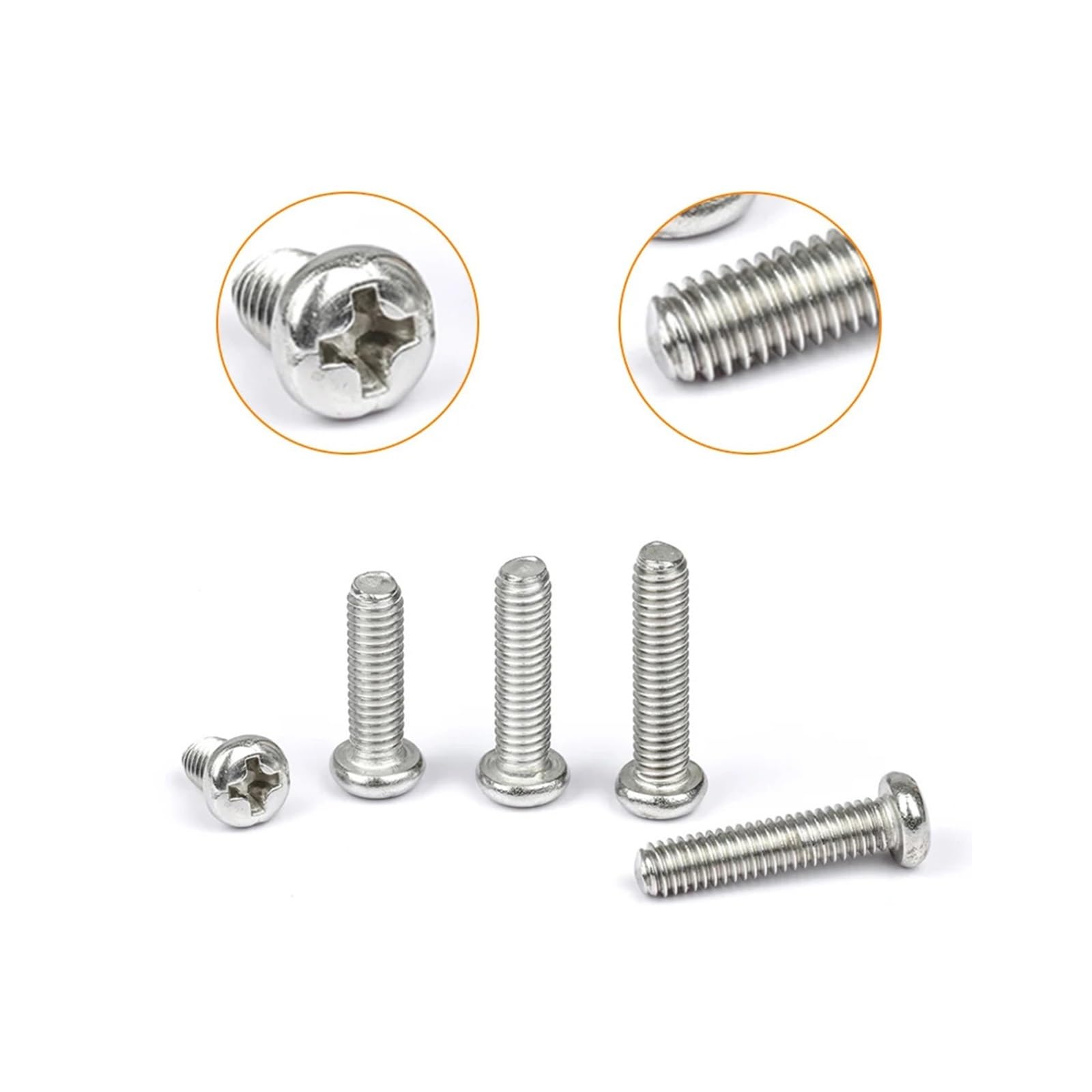 Kit De Tornillos Pequeños De Acero Inoxidable 304 M1-M3 For Gafas De Reloj(M3 (320Pcs))