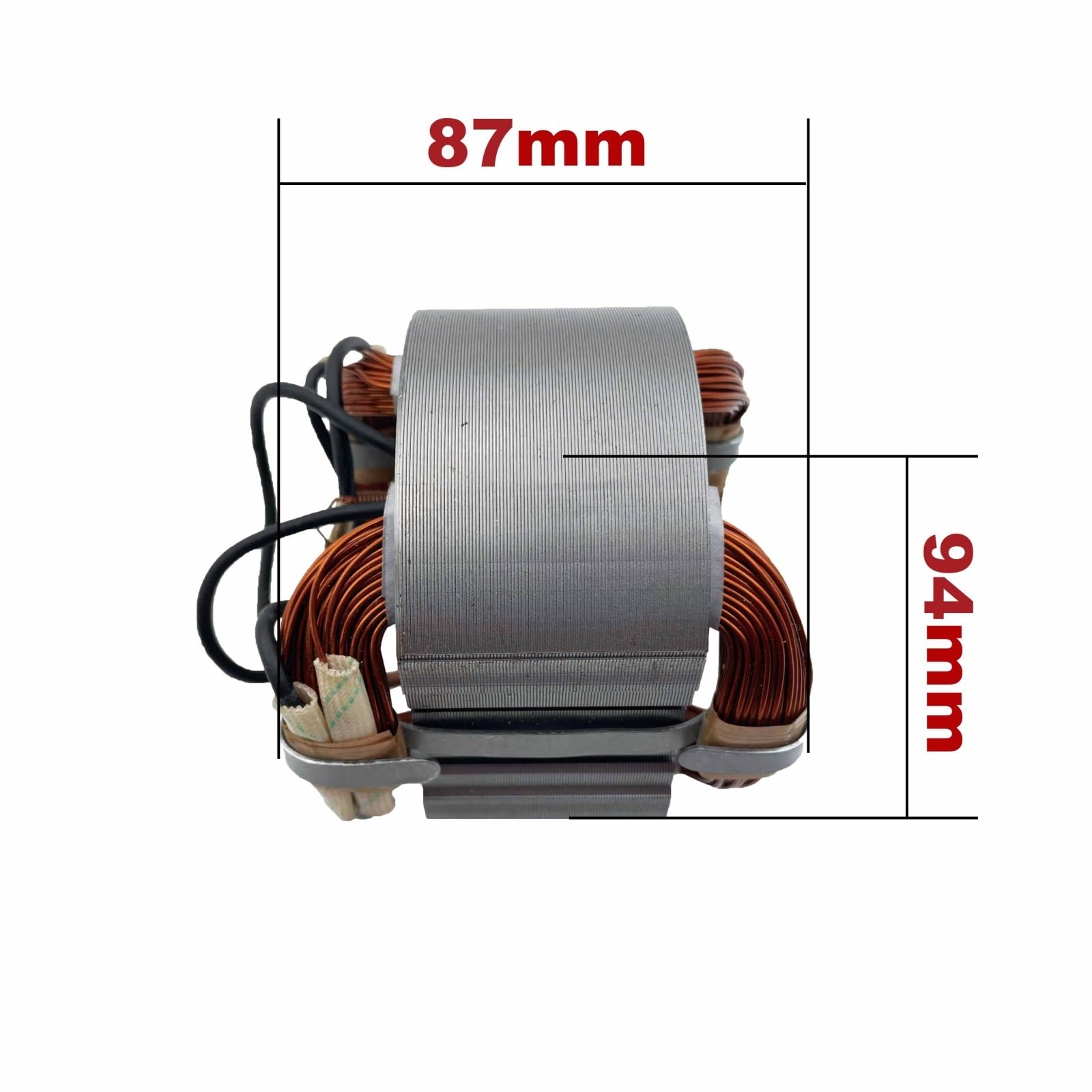 AC 220V 240V GA7020 GA9020 GA7020S GA9020S MT900 Campo de estator de rotor de armadura. Compatible con MAKITA. Repuestos for amoladora angular 518725-7(Stator)
