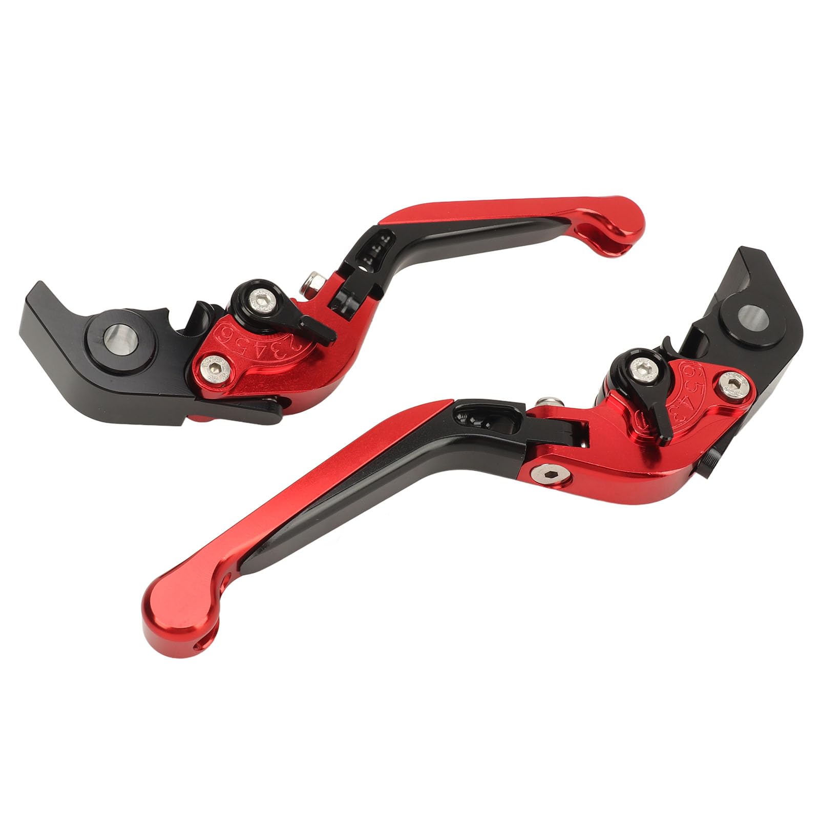 Levier de Frein D'embrayage de Moto, Leviers Pliants Réglables de Remplacement pour Streetfighter V2 (rouge)
