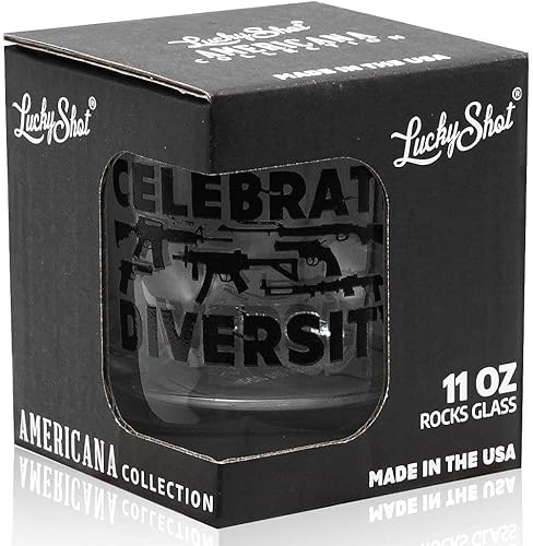 Miniatura 6 de Lucky Shot Vaso de pesca con anzuelo de caza y pescado, vaso de whisky escocés de 11 onzas, novedosos vasos de whisky a la antigua, vidrio clásico