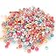 Gold Letters on Colorful Beads