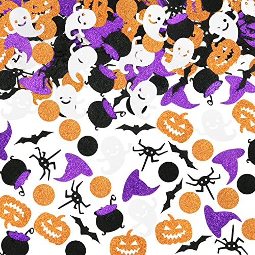 Halloween Ghost Bats Confetti Pumpkin Table Confetti Hocus Pocus Table Decor For Halloween Baby Shower Birthday Table Decorations Hocus Pocus Table Decorations- 200Pcs #TOP1