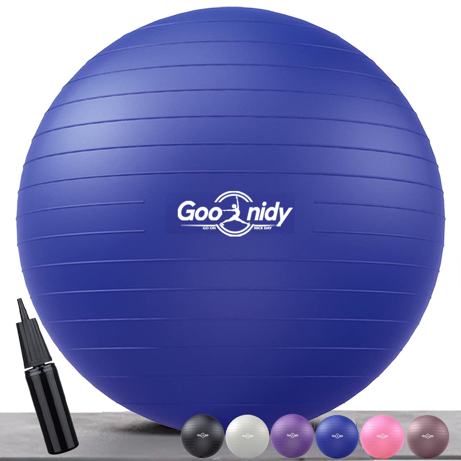 Soft Exercise Ball, Pilates Yoga Ball Chair, Workout Equipment with Pump