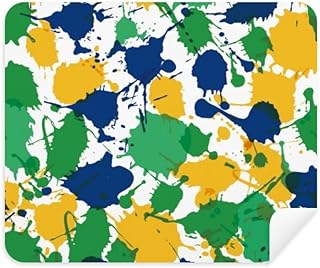 Printing Brazil Cultural Element Cleaning Cloth Screen Cleaner 2pcs Suede Fabric