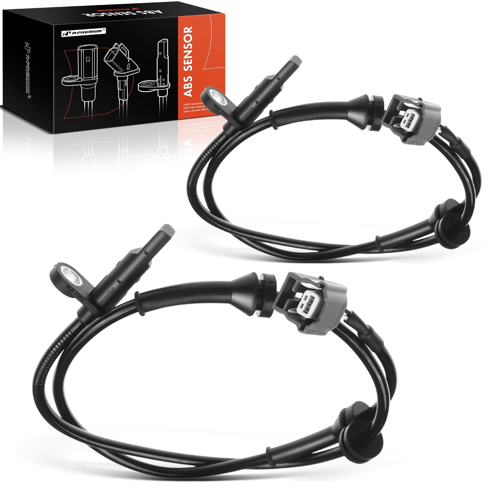Amazon.com: A-Premium 2PC Set Front ABS Wheel Speed Sensor Fits