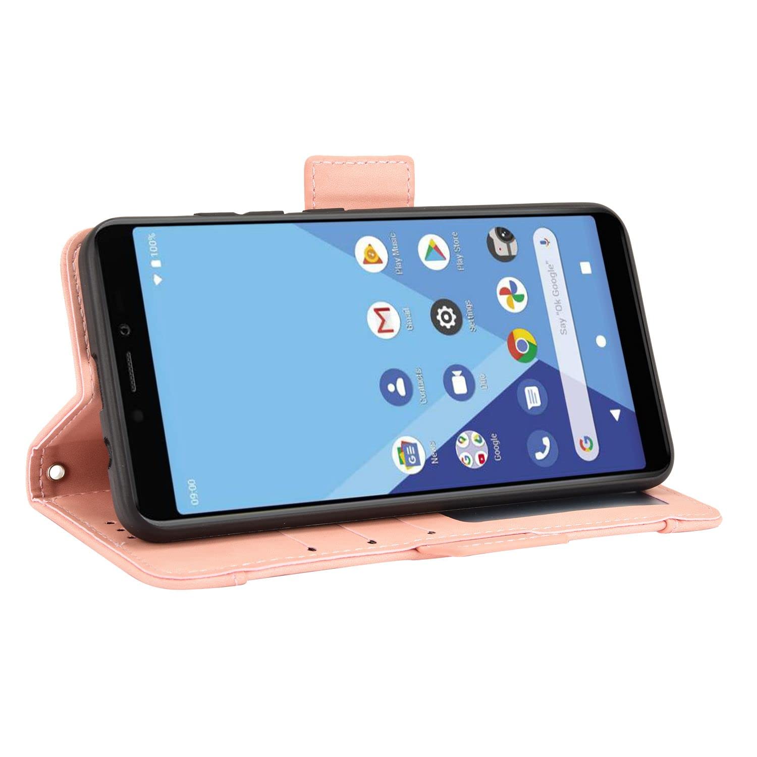 Custodia Personalizzata Per Wiko Y51 Con Tua Foto O Scritta - Cover Libro In PU Con Porta Carte E Funzione Stand - Regalo Unico E Originale (Bianco)